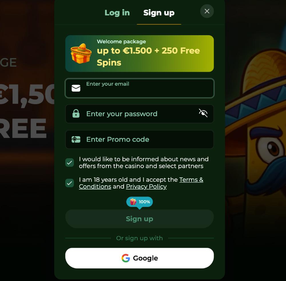 Como Registar-se no Casinacho Casino — 5 Passos Documentados